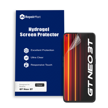 Realme GT Neo 3T Compatible Premium Hydrogel Screen Protector With Full Coverage Ultra HD